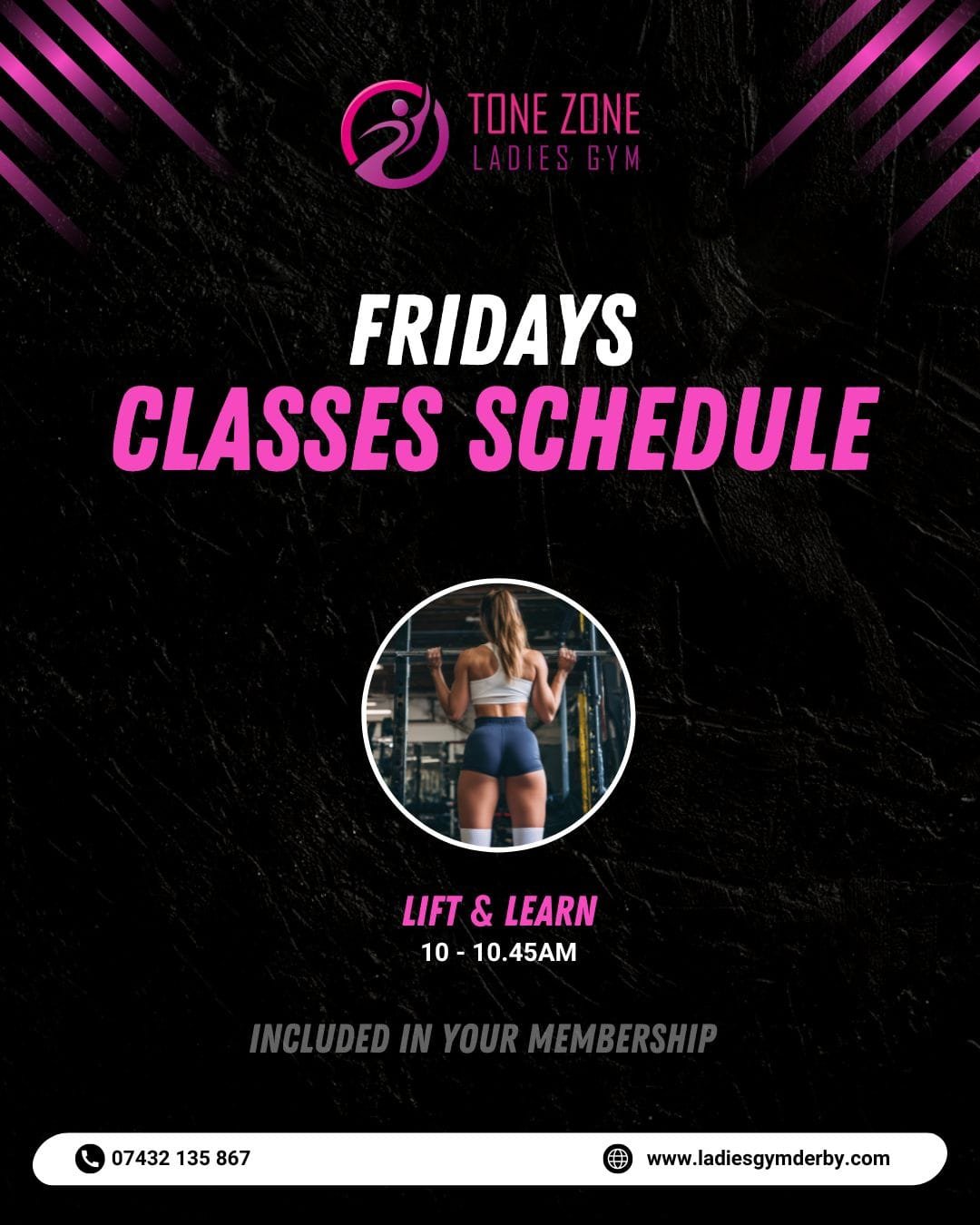 Tone Zone Ladies Classes (5) Tone Zone Classes - Exercise Classes Derby - Monday